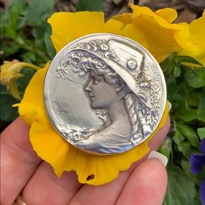 Vintage Sterling Silver Armand Bargas Pendant/Pin